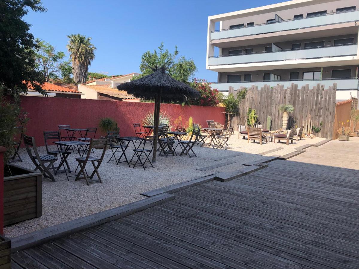 Hotel Les Mimosas 아르젤레쉬르메르 외부 사진