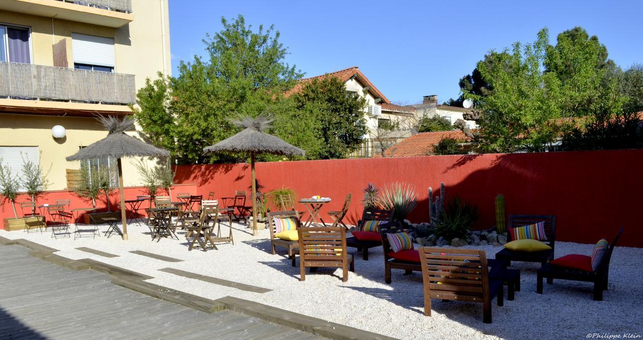 Hotel Les Mimosas 아르젤레쉬르메르 외부 사진
